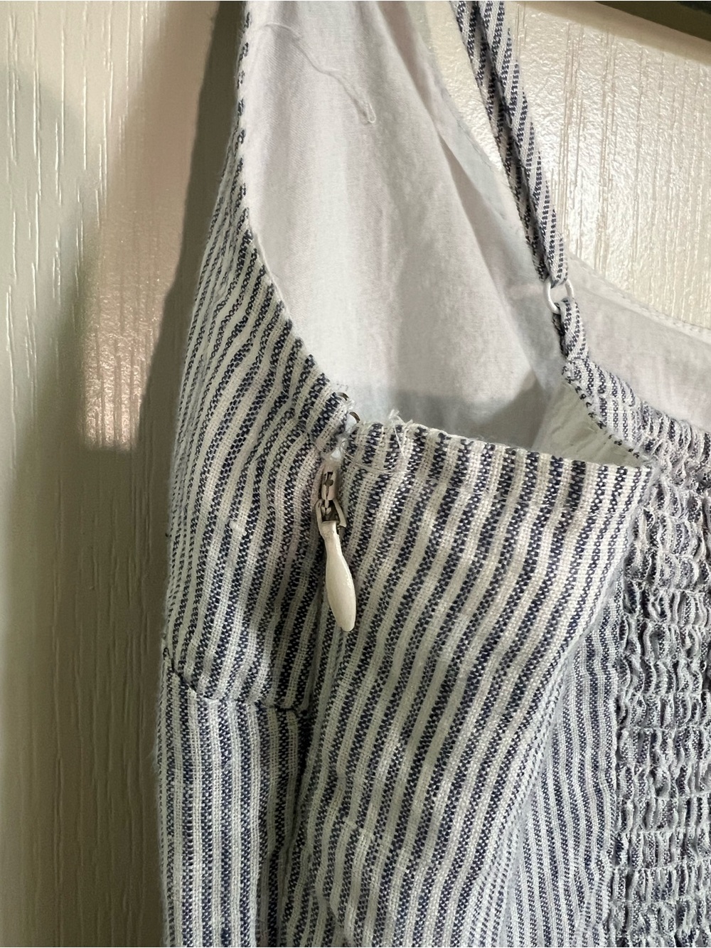 100% European Linen Scoop Neck Midi Dress - Picture 3 of 7